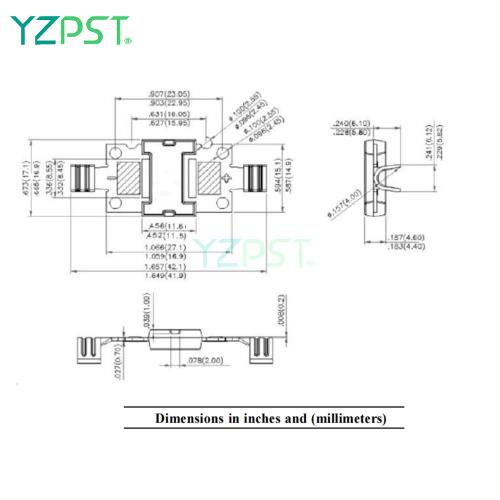 High efficiency 45V MK4045 schottky bypass diode module