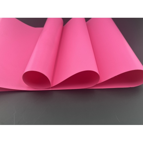 Lona impermeable de PVC para tienda de campaña, color rojo magenta, 840D × 840D