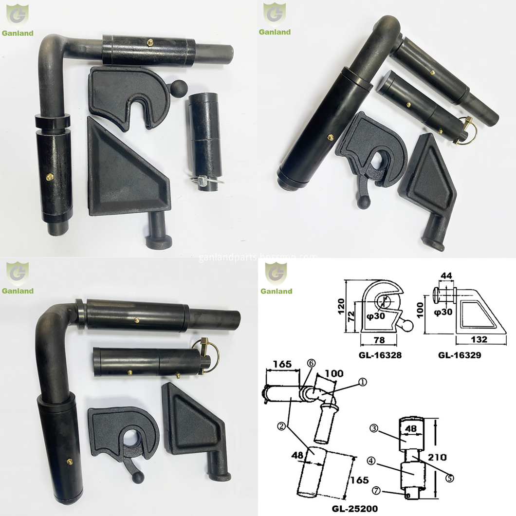 SIDE SWING TAILGATE HINGE ASSEMBLY