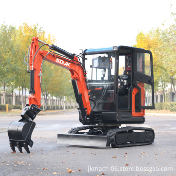 Free Shipping CE/EPA Compact Mini Excavator 2 Ton