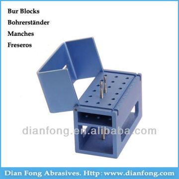 BB212 Sterilisable Aluminium Bur Blocks For HP Low Speed Straight Handpiece 18 Holes