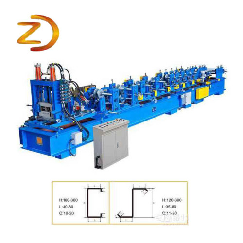 CZ Purlin Channel Roll Forming Membuat Mesin