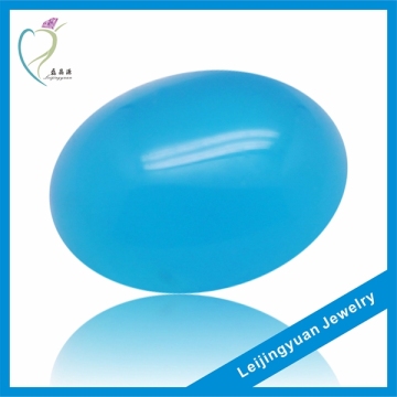 Wholesale oval blue jade stone