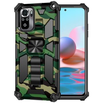 Hybrid Shockproof Phone Case with 360° Metal Ring Holder and Magnetic Car Mount for Xiaomi Poco F5 Pro, C51, C55, C50, X3 GT
