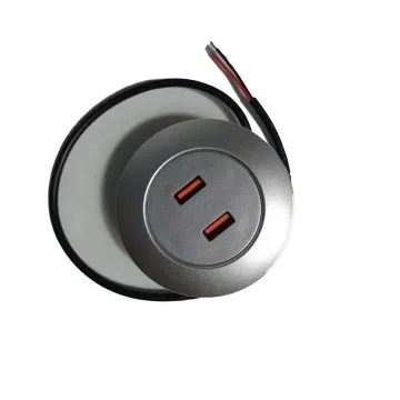 12/24V USB Mobile Phone Car Bus Charger Double Ports Triple Bar Rectangle Socket