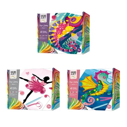 Kids DIY Paper Quilling Kits: Arts & Crafts Gifts