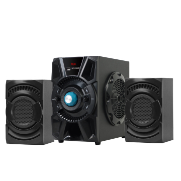 Sistema dinâmico de home theater de som surround: nova barra de som de moda em casa com subwoofer com fio