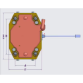 Bomba de aire solenoide AC240V para máquina médica