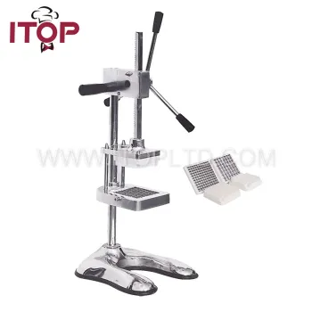 Stainless steel Manual fresh potato chips making machine