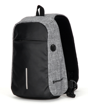 Suissewin Black Sport Outdoor Messsenger Shoulder Backpack