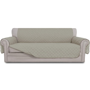 Reversibel air yang tahan air berlapis 3 kursi pelindung sofa kursi