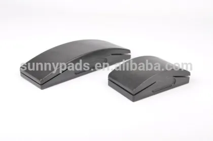 125*70MM molded ridgid plastic Hand Sanding pads for abrasive paper
