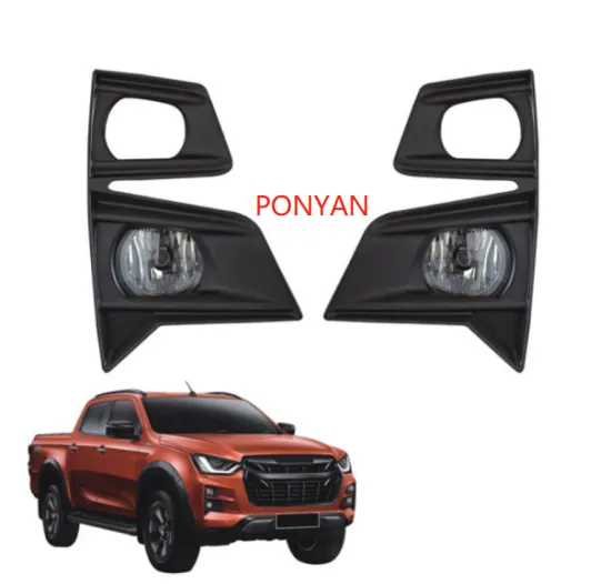 High Definition Transparent Fog Lights for IU D-MAX 2020 - Factory Direct Delivery