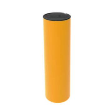 Yellow Plastic Upright Protector Road Barrier Anti-Collision Post