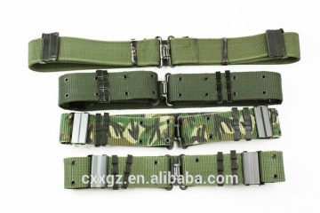 Camouflage Polyester Military PP Army Duty Belt with Plastic Buckle