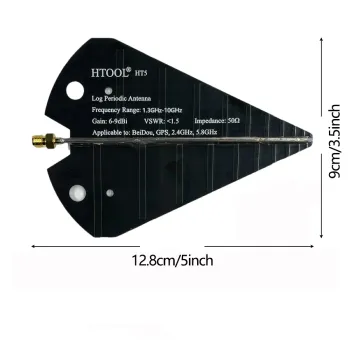 1.3GHz-10GHz Logarithmic periodic antenna