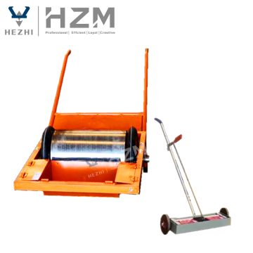 Magnetic Steel Shot Collecting Trolley for Sand Blasting Abrasive Recovery