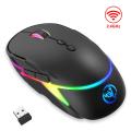 Souris de jeu optique sans fil pour petites mains