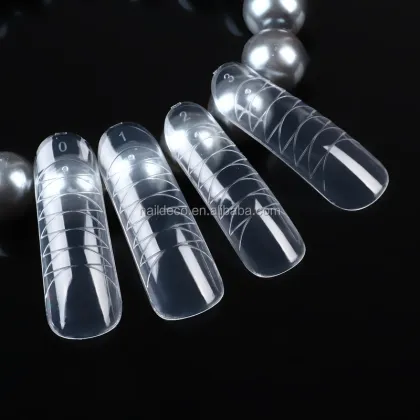 Poly Gel Nail Form Dual System Multipurpose Nail Art Mold Tips - 12 Sizes per Box