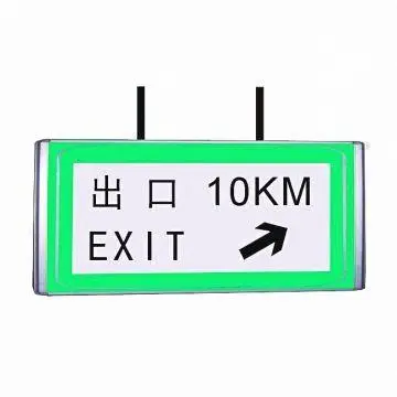 LED light box with evacuation indicator sign, made of acrylic