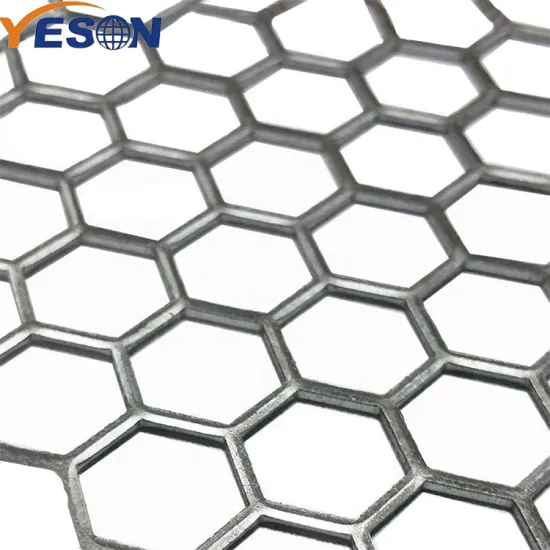 Best Selling Hexagonal Micro Perforated Metal Sheet 2mm Mesh Malaysia