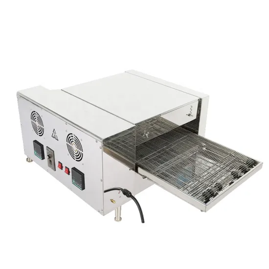 Electric Gas Cooker with Conveyor Pizza Oven and Glass Door