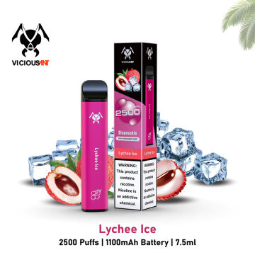 Disposable Vape Pen Vicious 2500puffs