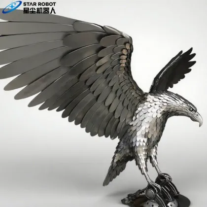 Aniamtronic Mech Iron Eagle Robot