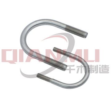 "U" shaped fastener bolt