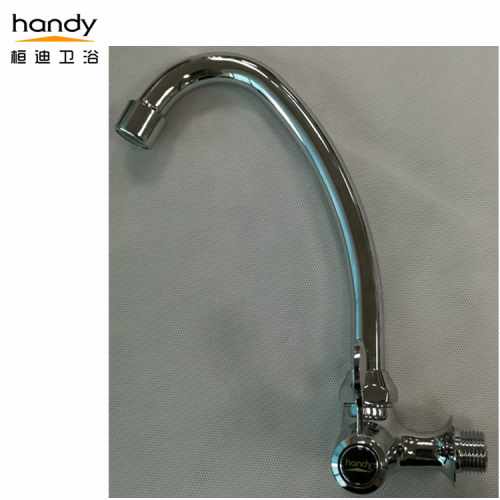 China Wall Mounted Kitchen Single Cold Pillar Taps Supplier