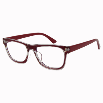 Simple and generous rectangular glasses frame for women