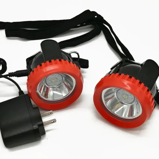 Wireless IP65 IK08 KL2.5LM Rechargeable LED Headlamp for Underground Mining and Outdoor Use