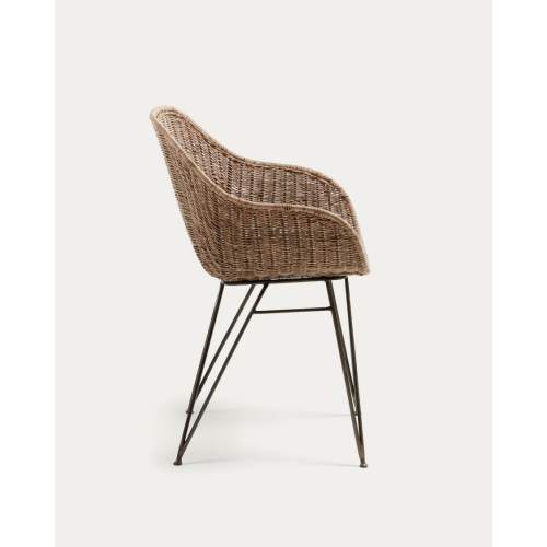 Modern Outdoor Chair Rattan and Iron Basin Chair for Balcony Comfort Supplier