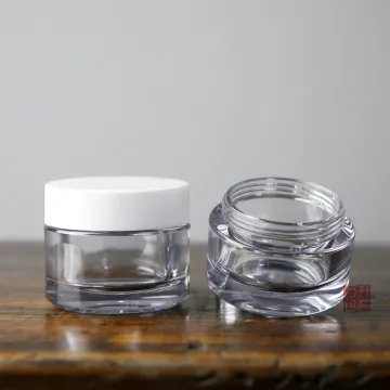 Luxury Jar PETG Round Jar Clear PETG 30G Jar