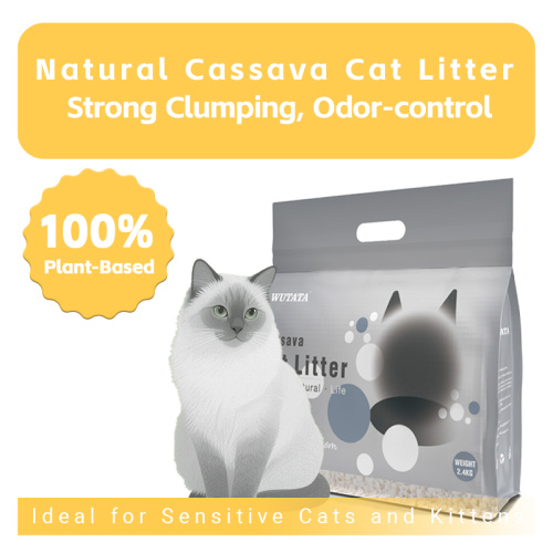 Luteras de gato de yuca sin polvo para gatos sensibles