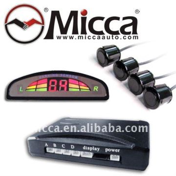 PS363 Wireless Car Parking Sensor, Sensores de Estacionamento Monitor LED and 4 Rear Sensors