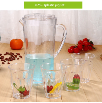 1.8L Lucency Plastic Jug with 4 Plastic Cups