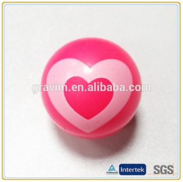 heart bouncy returen ball rubber ball