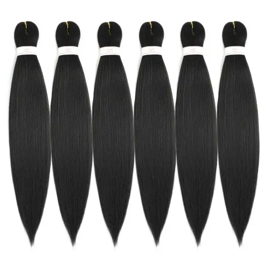 Wholesale Ombre Color Synthetic Jumbo ez braid bulk yaki private label pre stretched braiding hair extensions