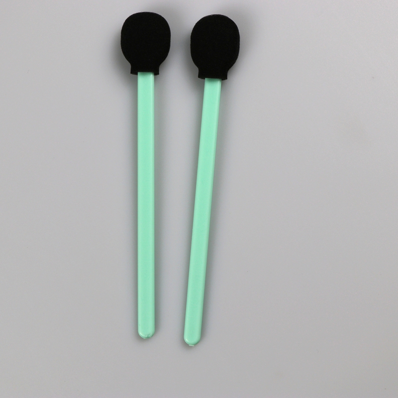 Black Big Round Head Cleanroom Foam Tip Swab