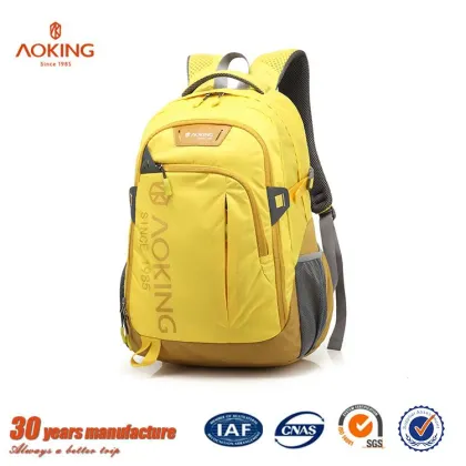 Wholesale nylon casual school laptop backpacks