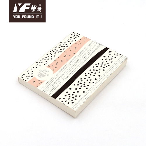 Glue Notebook Custom multicolored geometry style cute pocket notebook Factory