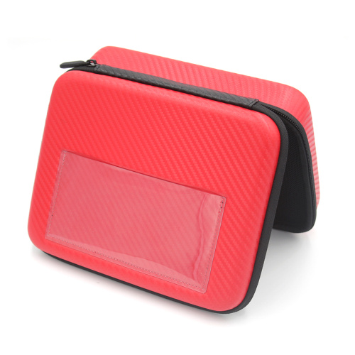 High protective custom zipper waterproof carry hard leather tool case with pocket