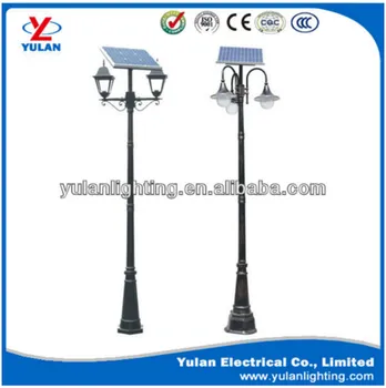 solar garden light good quality low price fast delivery outdoor pole lighting solar garden lighting pole light