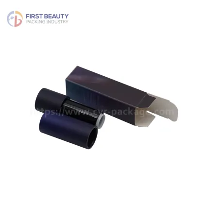 Blue Magnetic Lipstick Tube Gradient Metal Lipstick Tube