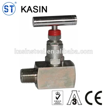 Female male NPT needle valve