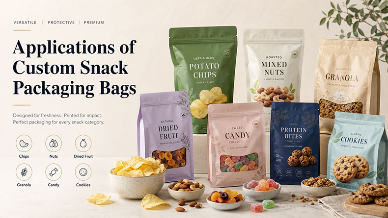 Custom Snack Packaging Bags
