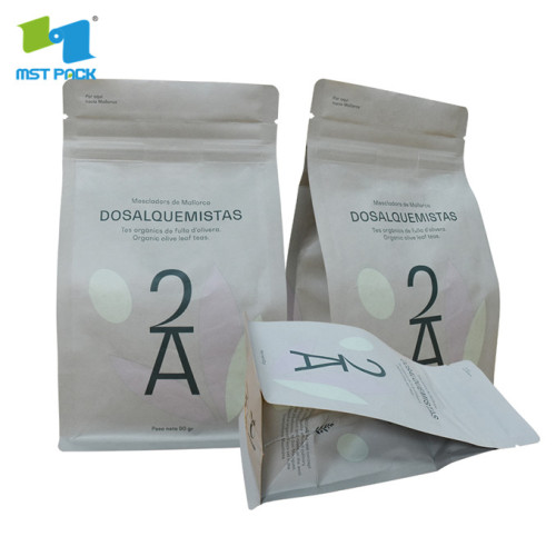 Bolsas de té orgánicas compostables de hoja de malva con mejores ventas de la venta caliente