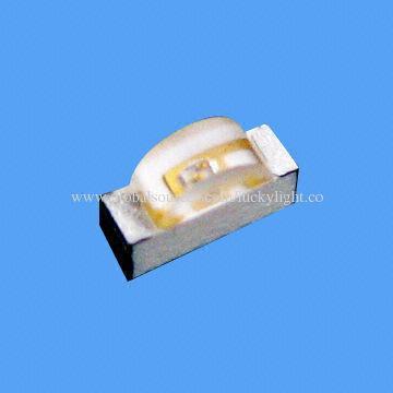 1204 SMD LED, Package with Right Lens Super Yellow Chip LED, 5V Reverse Voltage