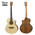 Guitarra acústica de Spruce Walnut de 40 polegadas